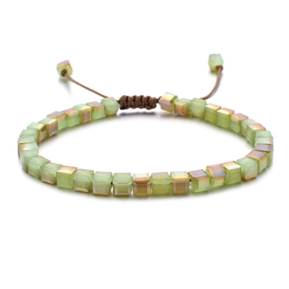 Jewelry - ⚡️2 for $15 Glass Crystal Stone Beaded Bracelet